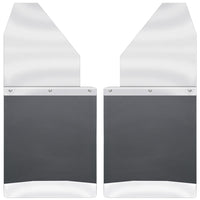 Husky Liners 17113 | Husky Liners Kick Back Mud Flaps 14 Wide - Stainless Steel Top and Weight, Fits KICK BACK MUD FLAPS 14IN WIDE  - STAINLESS STEEL TOP AND WEIGHT