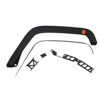 Go Rhino - 701131T - Pair of Trailline. 3in Wide Steel Front Fenders for 2007-2018 Jeep JK Wrangler