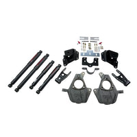 BELLTECH 947ND LOWERING KITS  Front And Rear Complete Kit W/ Nitro Drop 2 Shocks 2005-2006 Chevrolet Silverado/Sierra (Ext Cab w/ Factory Front Torsion Bar) 2 in. F/3 in. R drop W/ Nitro Drop II Shocks