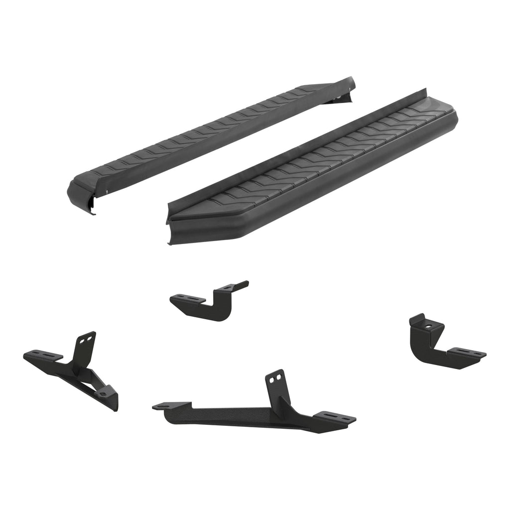 AeroTread 5" x 67" Black Stainless Running Boards Select Toyota RAV4