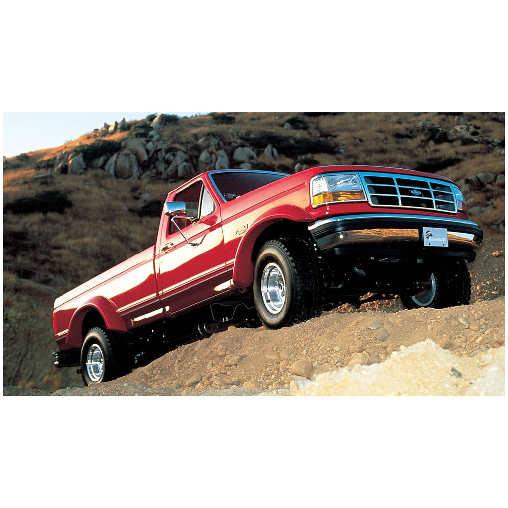 Bushwacker 20022-11 Black Cutout Style Smooth Finish Rear Fender Flares for 1992-1996 Ford Bronco F-150 F-250; 1992-1997 F-350 Super Duty (Excludes Dually)