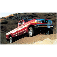 Bushwacker 20022-11 Black Cutout Style Smooth Finish Rear Fender Flares for 1992-1996 Ford Bronco F-150 F-250; 1992-1997 F-350 Super Duty (Excludes Dually)