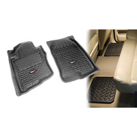 Rugged Ridge 82987.80 | Floor Liners, Kit, Black; 05-12 Nissan Pathfinder/Xterra