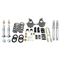 BELLTECH 989SP LOWERING KITS  Front And Rear Complete Kit W/ Street Performance Shocks 2014-2015 Chevrolet Silverado/Sierra (Std Cab) 2wd 3 in. or 4 in. F/7 in. R Drop W/ Street Performance Shocks