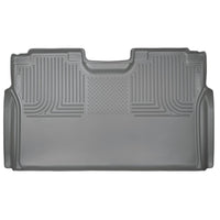 Husky Liners 19372 | Husky Liners 2nd Seat Floor Liner (Full Coverage), Fits 15-C F150 SUPERCREW 2ND SEAT FLOOR LINER GREY