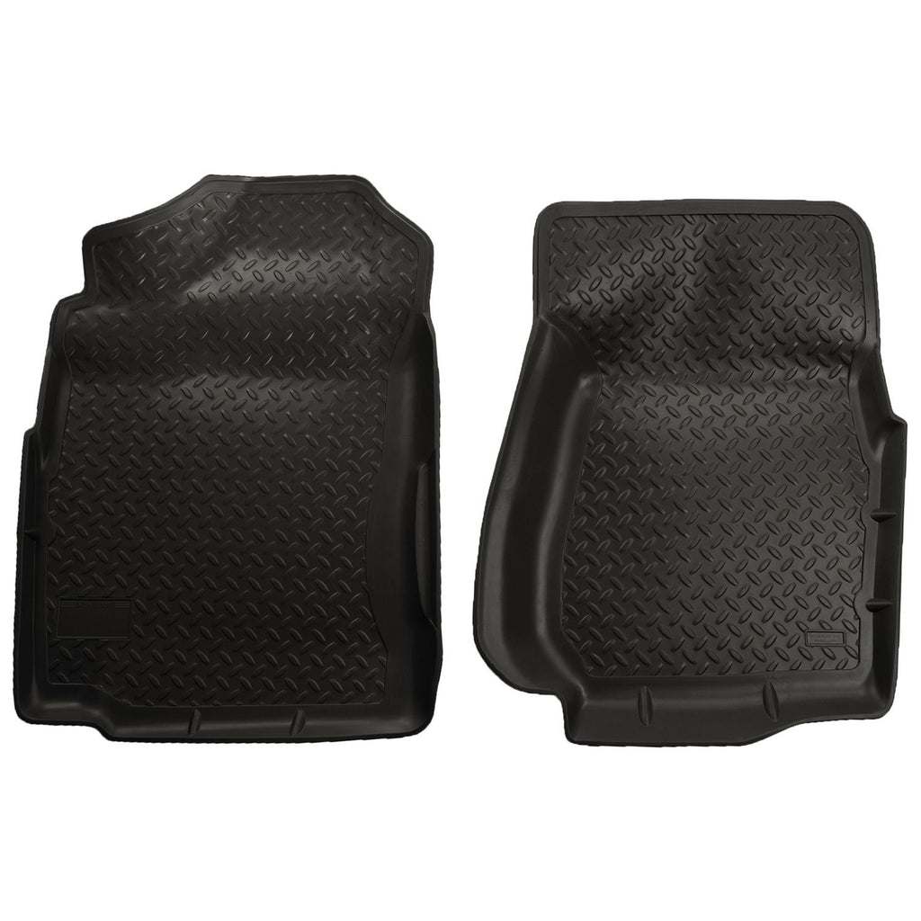 Husky Liners 31401 | Husky Liners Front Floor Liners, Fits 99-07 SILVERADO/SIERRA STD CAB BLACK FLOOR LINER