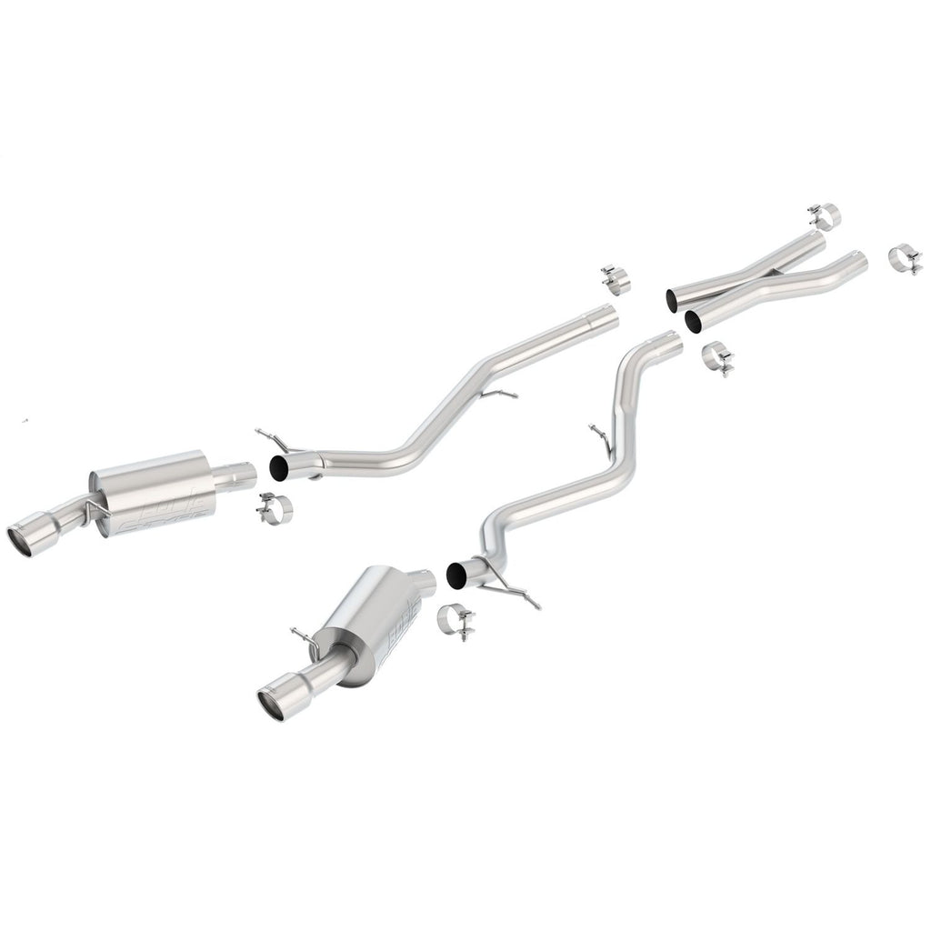 Borla 140276 | Borla S-Type Cat-Back  Exhaust System for 2007-2010 BMW 335i/ 335xi Coupe/ Sedan 3.0L 6 Cyl. Automatic and Manual Transmission; RWD); AWD;  2-Door.