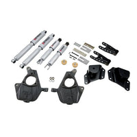 BELLTECH 655SP LOWERING KITS  Front And Rear Complete Kit W/ Street Performance Shocks 2005-2006 Chevrolet Silverado/Sierra (Std Cab w/ Factory Front Torsion bar) 2 in. F/4 in. R drop W/ Street Performance Shocks