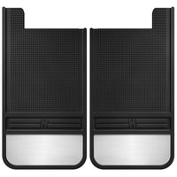 Husky Liners 55101 | Husky Liners Rubber Rear Mud Flaps - 12IN w/ Weight, Fits RUBBER REAR MUD FLAPS - 12IN W/ WEIGHT MUDDOG MUD FLAPS