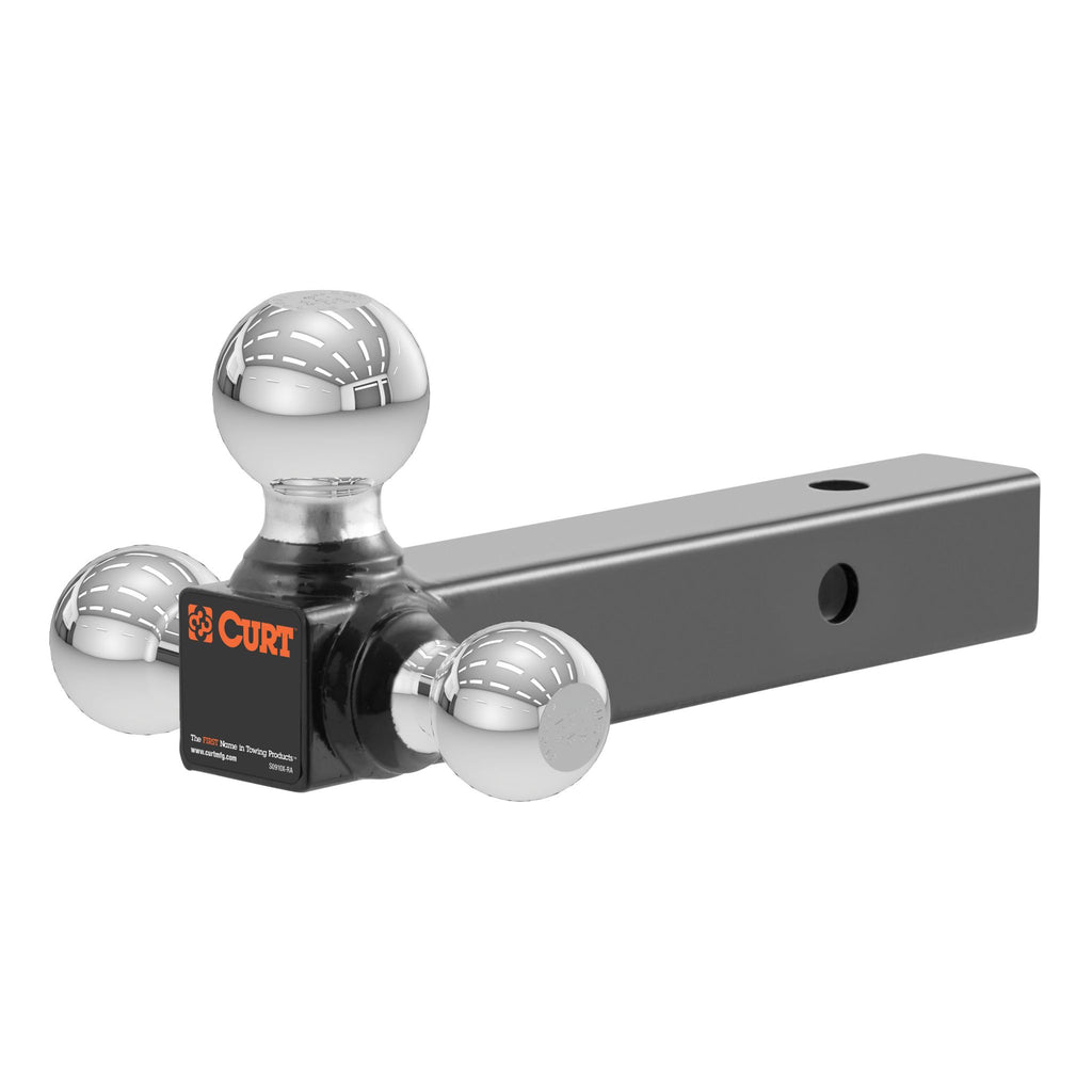 Multi-Ball Mount (2" Hollow Shank 1-7/8" 2" & 2-5/16" Chrome Balls)