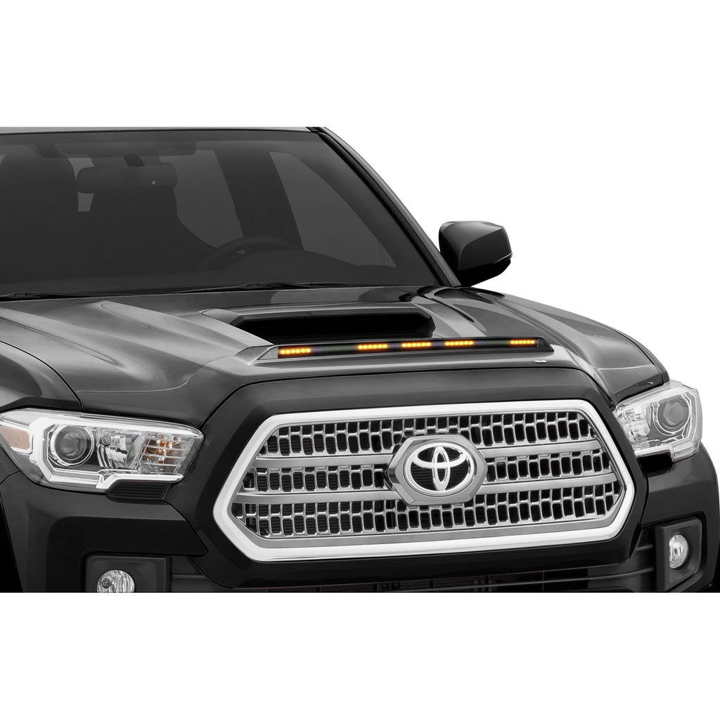 Auto Ventshade 753079-1G3 Aeroskin LightShield Color Hood Protector Magnetic Grey Metallic for 17-22 Toyota Tacoma
