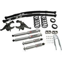 BELLTECH 620SP LOWERING KITS  Front And Rear Complete Kit W/ Street Performance Shocks 1994-2004 Chevrolet S10/S15 Pickup 6 cyl. (Std Cab) 4 in. or 5 in. F/5 in. R W/ Street Performance Shocks