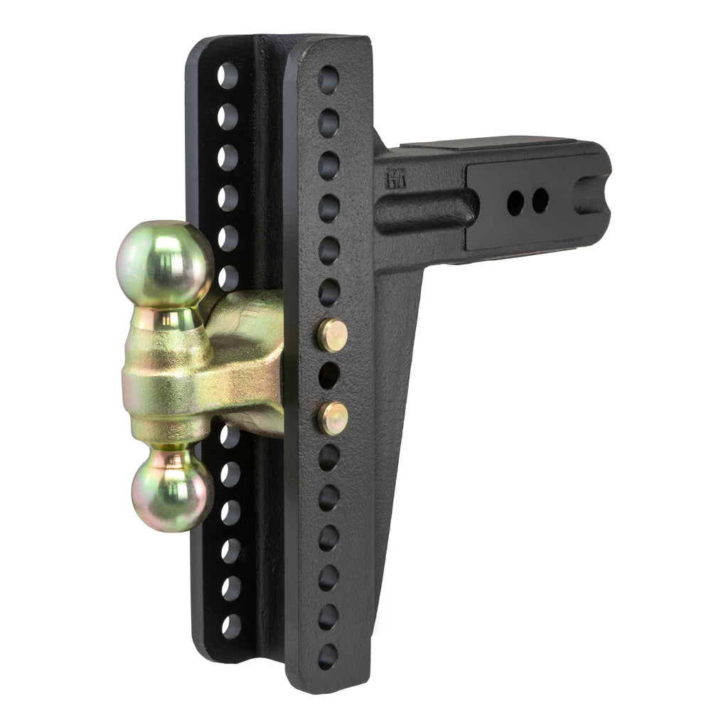 Adjustable Channel Mount with Dual Ball (3" Shank 21000 lbs. 10-5/8" Drop)