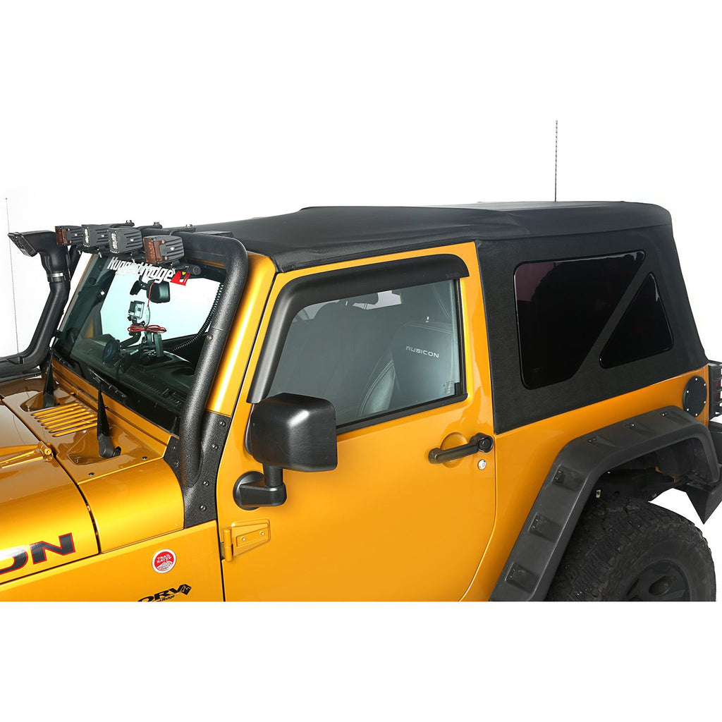 Soft Top Black Diamond; 10-16 Jeep Wrangler JK