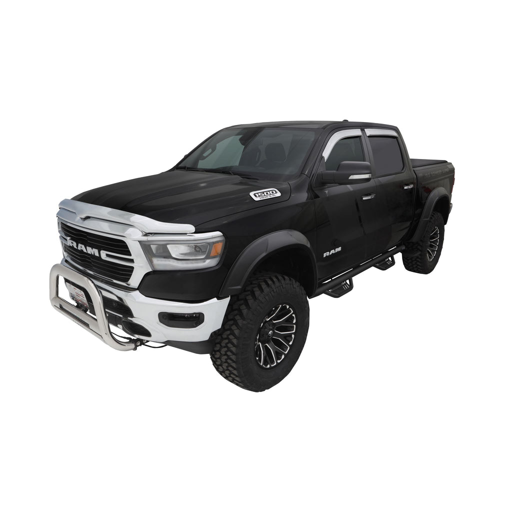 Bushwacker 50934-02 DRT Style Fender Flares; Front and Rear for 2019-2022 Ram 1500; Will not fit Rebel and TRX models