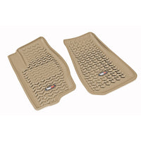 Rugged Ridge 13920.30 | Floor Liners, Front, Tan; 07-12 Caliber /07-16 MK