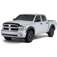 Stampede 8421-2 Black Ruff Riderz Smooth Finish 4-Piece Fender Flare for 2019-2021 Ram 1500 Classic 2009-2018 Dodge Ram 1500 With Plastic Front Bumper Only | Fits 67.4/76.3/96.3 In. Bed