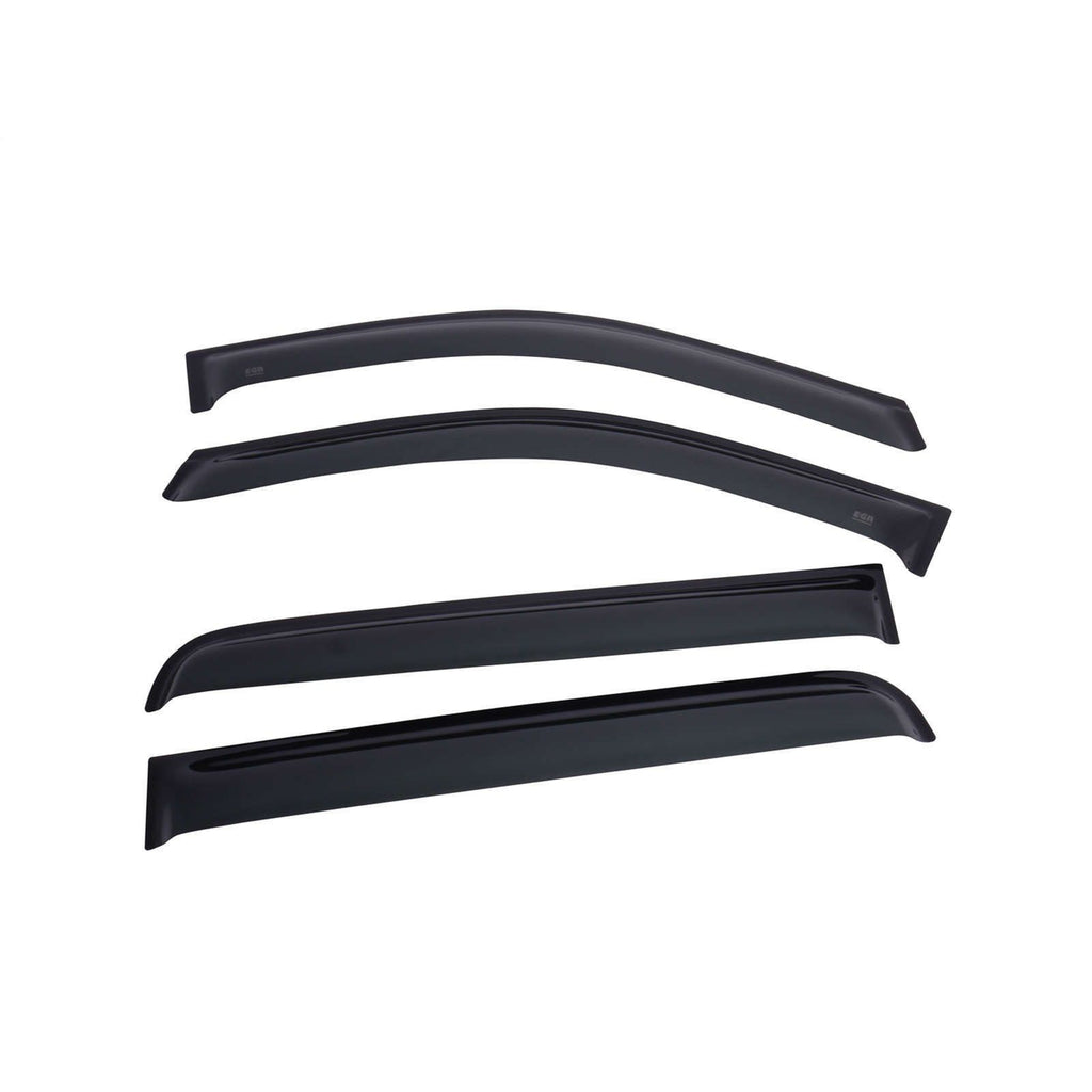 EGR - 641861 - USA Dark Smoke Tape-On Style Window Visors