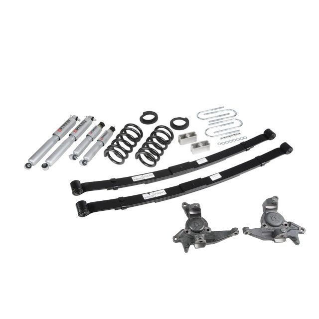 BELLTECH 628SP LOWERING KITS  Front And Rear Complete Kit W/ Street Performance Shocks 1998-2003 Chevrolet Blazer/Jimmy 6 cyl. (except Extreme) 4 in. or 5 in. F/5 in. R drop W/ Street Performance Shocks