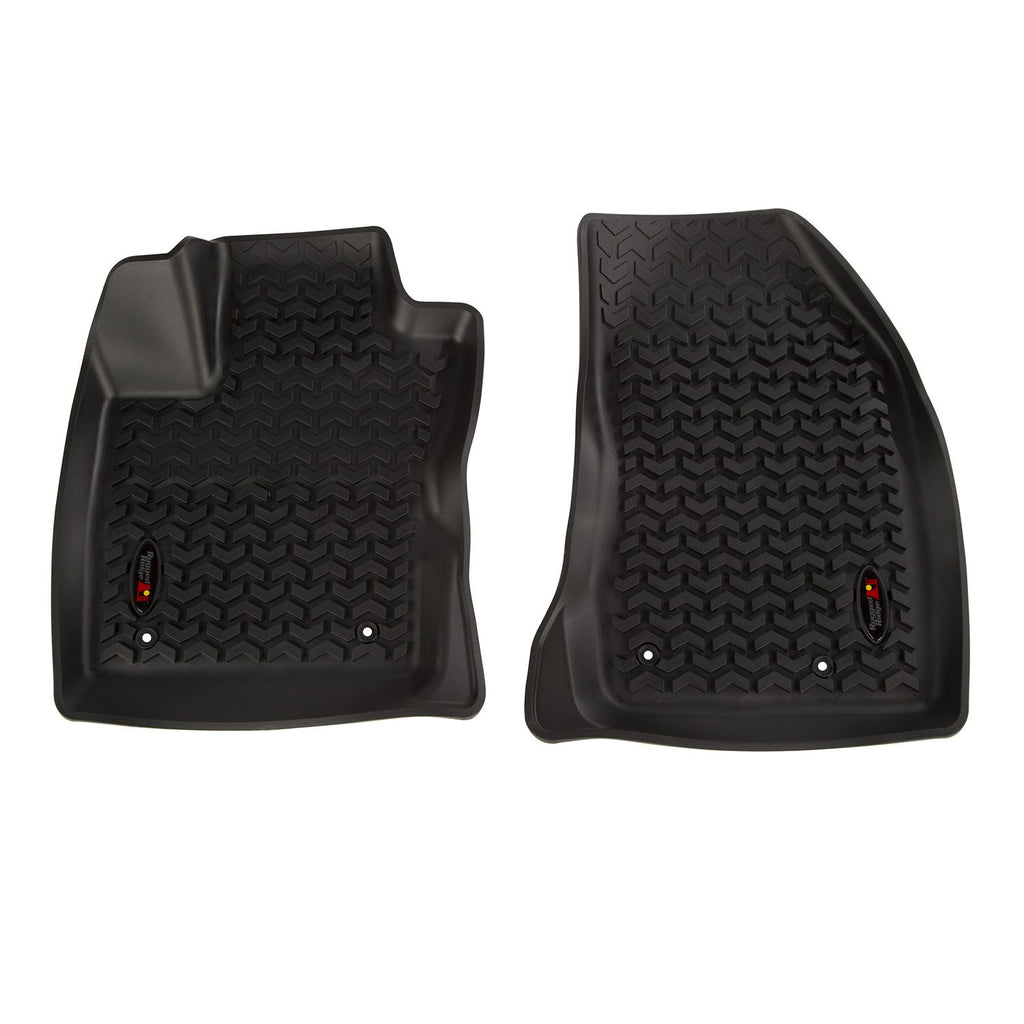 Rugged Ridge 12920.35 | Floor Liner, Front; Black, 2018-2020 Jeep Compass