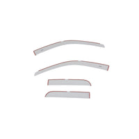 Auto Ventshade 994003-PW7 Color Match Low Profile Ventvisor Side Window Deflector 4-Piece Set for 2015-2018 Ram 1500; 2019-2022 Ram 1500 Classic Fits Quad Cab in Bright White Clear Coat
