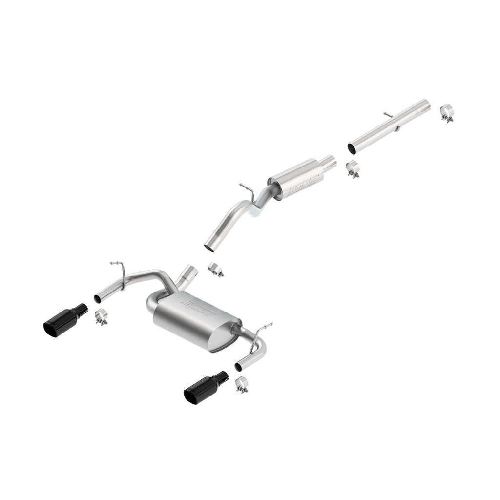 Borla 140460BC | Borla Cat-Back Exhaust System - Touring