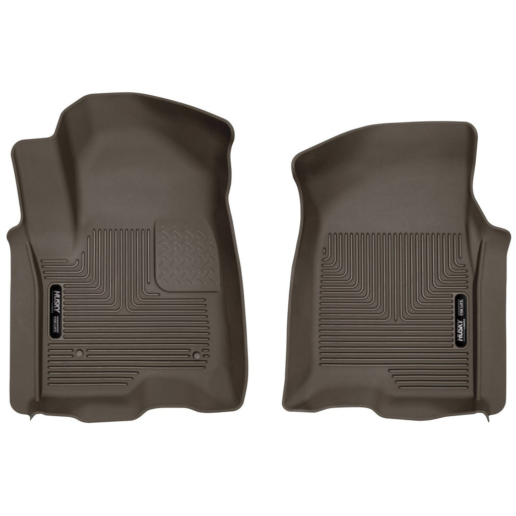 Husky Liners 54100 | Husky Liners Front Floor Liners, Fits 19-C SILVERADO/SIERRA 1500/20-C GM 2500/3500 CREW CAB FRONT FLOOR LINERS X-ACT C