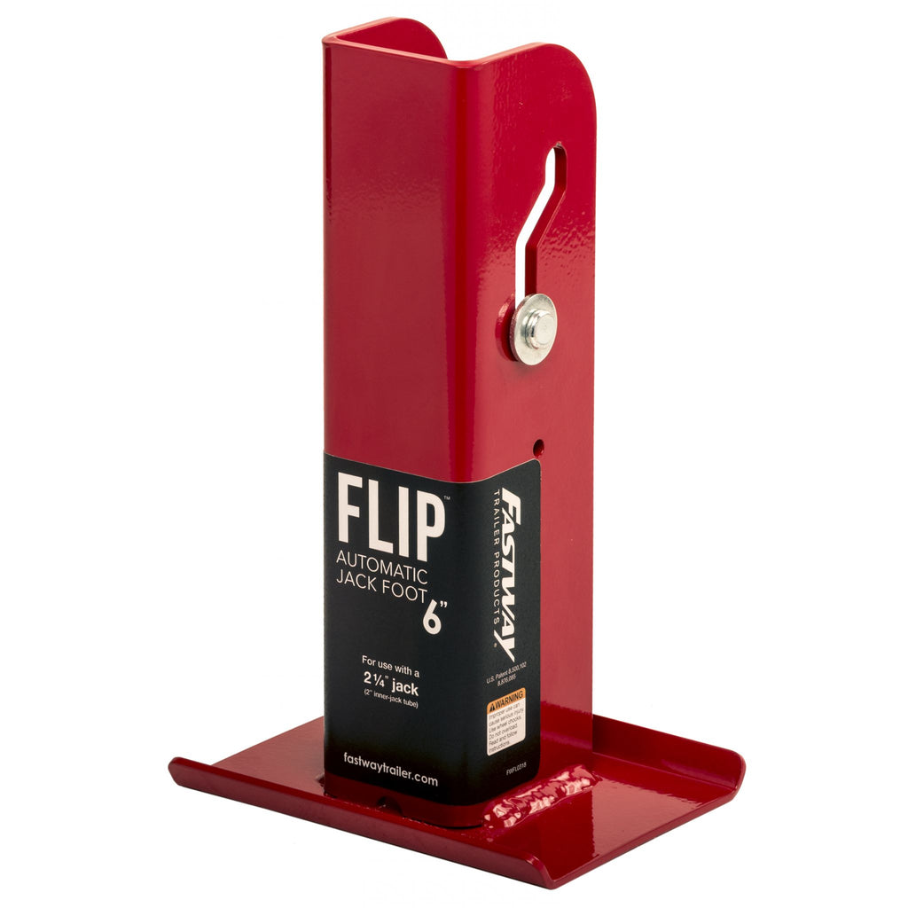 6'' Flip Automatic Jack Foot-fits 225'' outer dim jack shaft, round or square