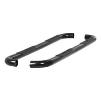 3" Round Black Steel Side Bars Select Chevrolet Colorado GMC Canyon