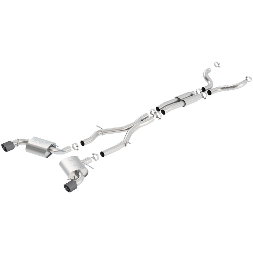 Borla 140689CF | Borla Cat-Back Exhaust System - S-Type