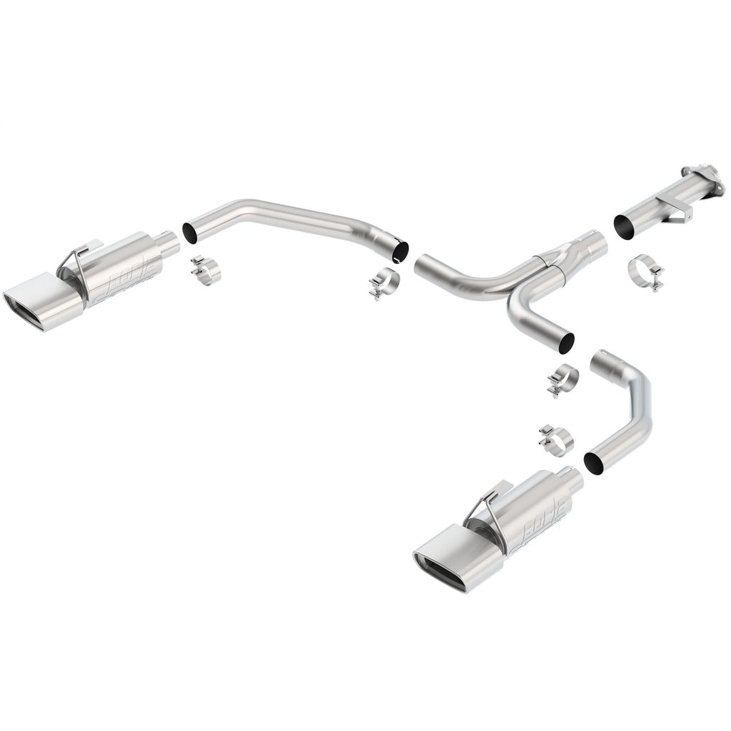 Borla 140082 | Borla S-Type Cat-Back  Exhaust System for 1986-1991 Chevrolet Corvette (C4) 5.7L V8 Automatic and Manual Transmission Rear Wheel Drive Coupe; Convertible, EXCEPT ZR-1.