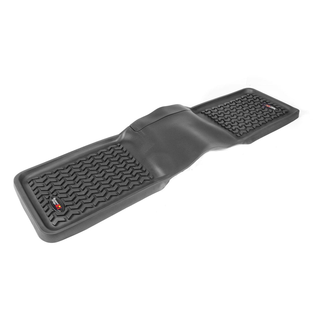 Rugged Ridge 82952.11 | Floor Liners, Rear, Black; 97-08 Ford F-150 Ext/04-08 Supercrew