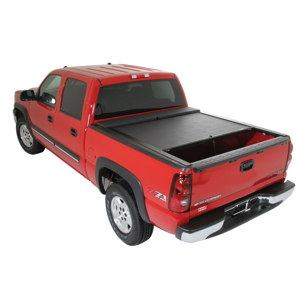Roll-N-Lock LG208M Locking Retractable M-Series Truck Bed Tonneau Cover for 1999-2007 Chevrolet Silverado & GMC Sierra w/Bedrail Caps; 2002-2007 Denali | Fits 6.5 Ft. Bed