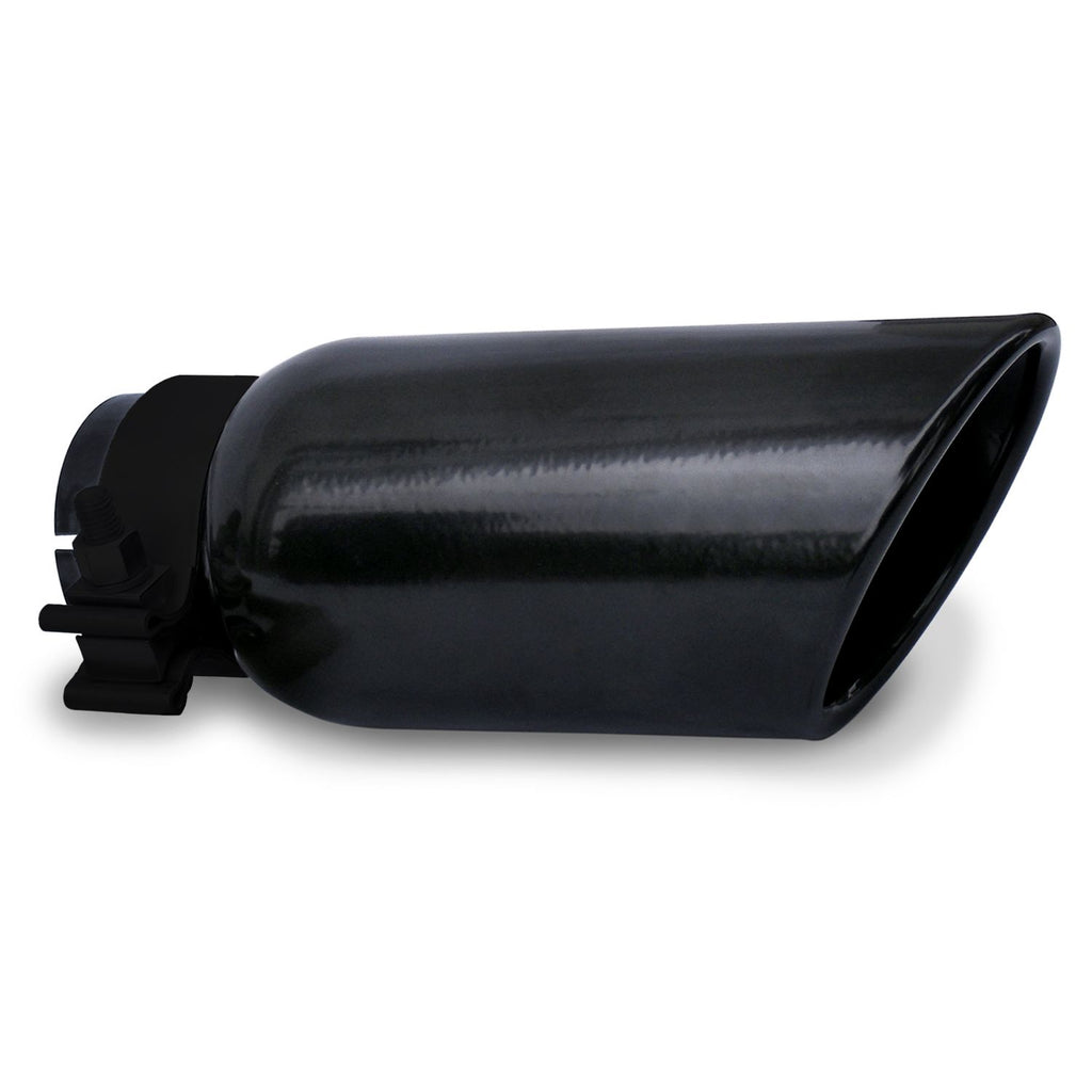 Go Rhino - GRT22536B - Black Powder Coated Stainless Steel Exhaust Tip