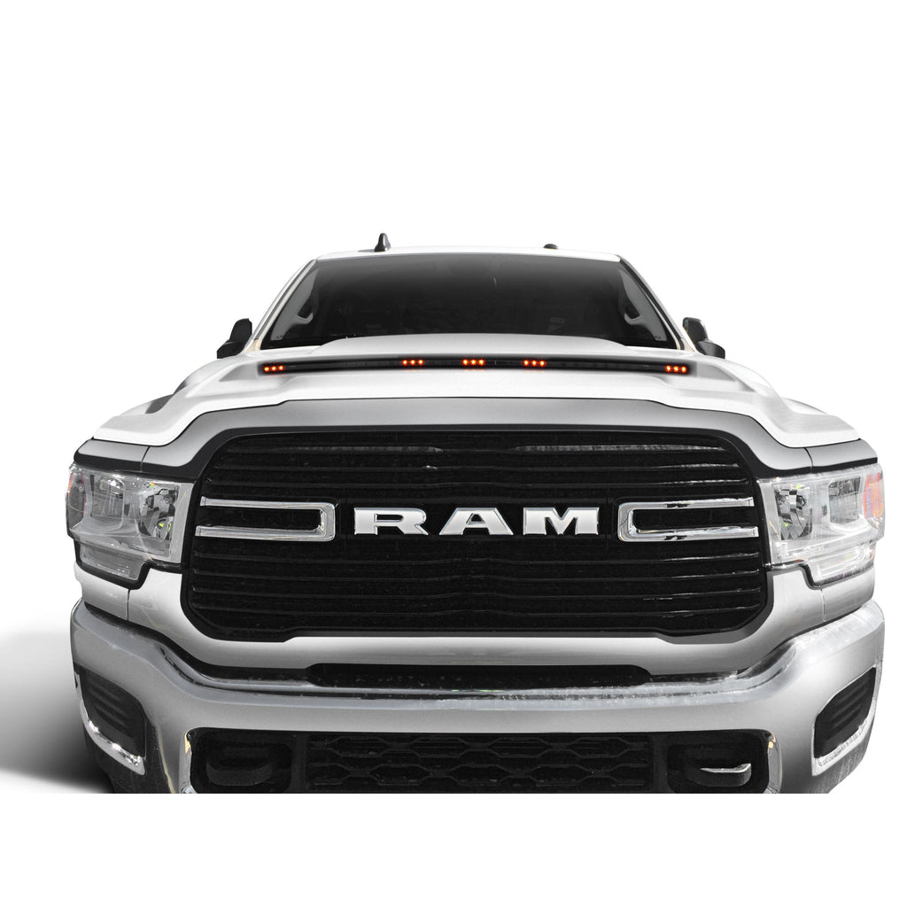 Auto Ventshade 753004-PW7 Aeroskin LightShield Color Hood Protector Bright White CC for 2019 Ram 1500 Classic 2016-2018 Ram 1500