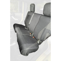 Rugged Ridge 13266.02 | Elite Ballistic Seat Cover, Rear, Black, 4 Door; 07-10 Wrangler JKU