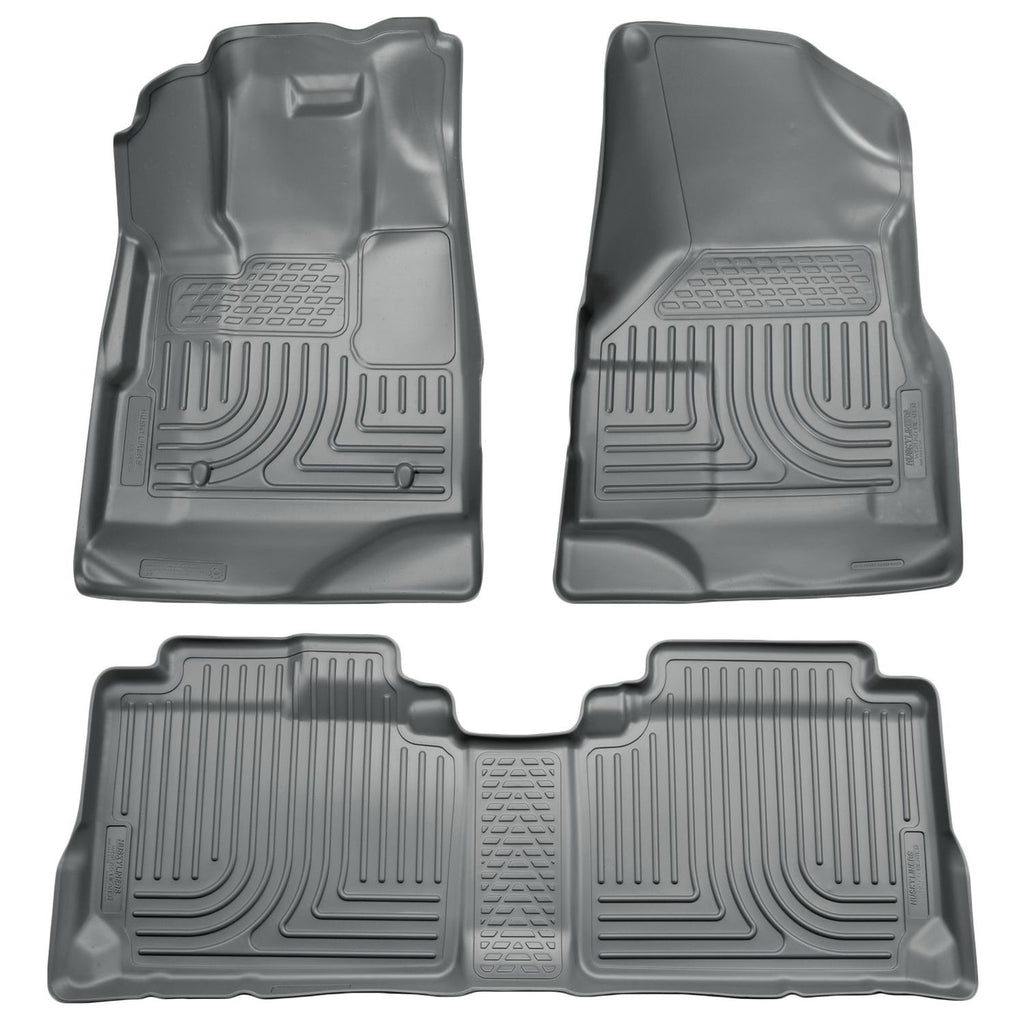 Husky Liners 98352 | Husky Liners Front & 2nd Seat Floor Liners, Fits 09-12 ESCAPE/09-11 MARINER/TRIBUTE WEATHERBEATER FRONT & 2ND SEAT FLOOR LINERS GREY