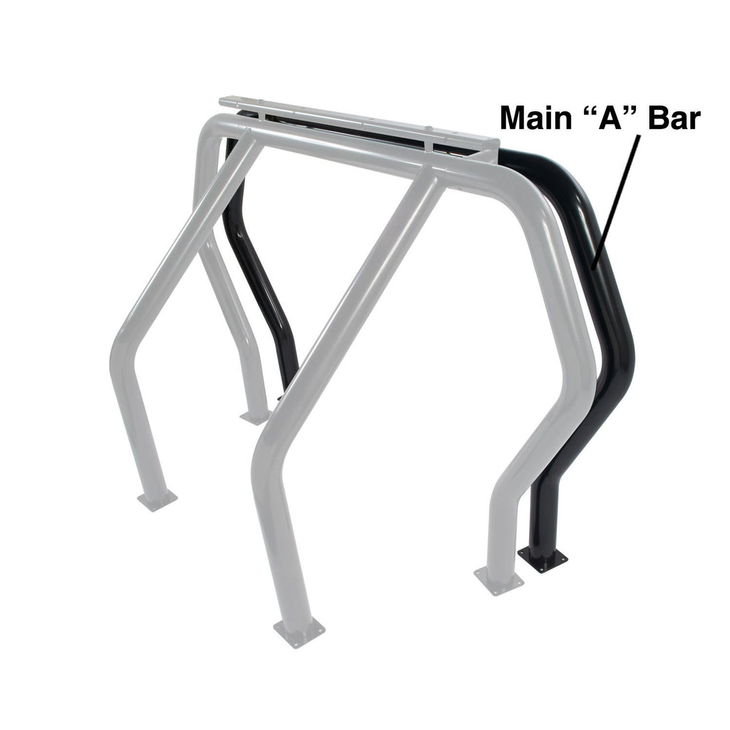 Go Rhino - 90001B - Go Rhino! Bed Bars - inAin Additional Bar