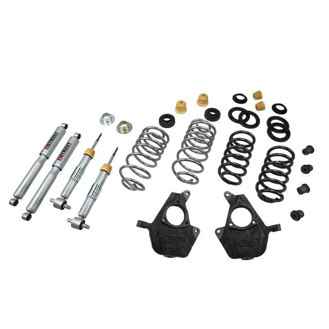 BELLTECH 736SP LOWERING KITS  Front And Rear Complete Kit W/ Street Performance Shocks 2007-2014 Chevrolet Tahoe/Suburban/Yukon (w/out Factory Autoride 2WD) 3 in. or 4 in. F/3 in. or 4 in. R drop W/ Street Performance Shocks