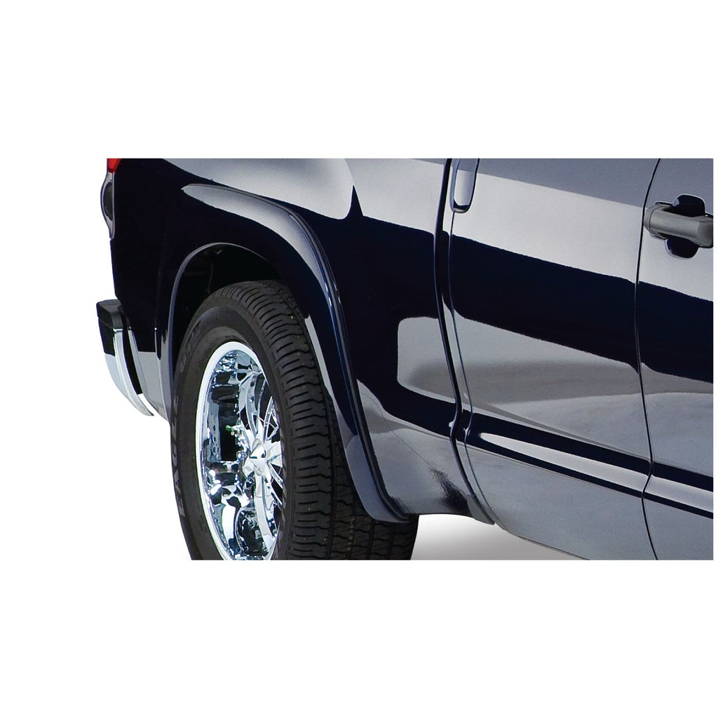 Bushwacker 30020-02 Black OE-Style Smooth Finish Rear Fender Flares for 2007-2013 Toyota Tundra
