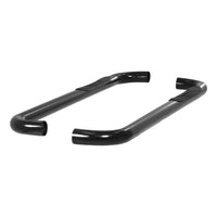 3" Round Black Steel Side Bars Select Dodge Dakota