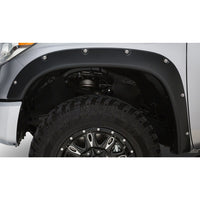 Stampede 8431-2 Black Ruff Riderz Smooth Finish 4-Piece Fender Flare for 2014-2021 Toyota Tundra | Fits 66.7/78.7/97.6 In. Bed