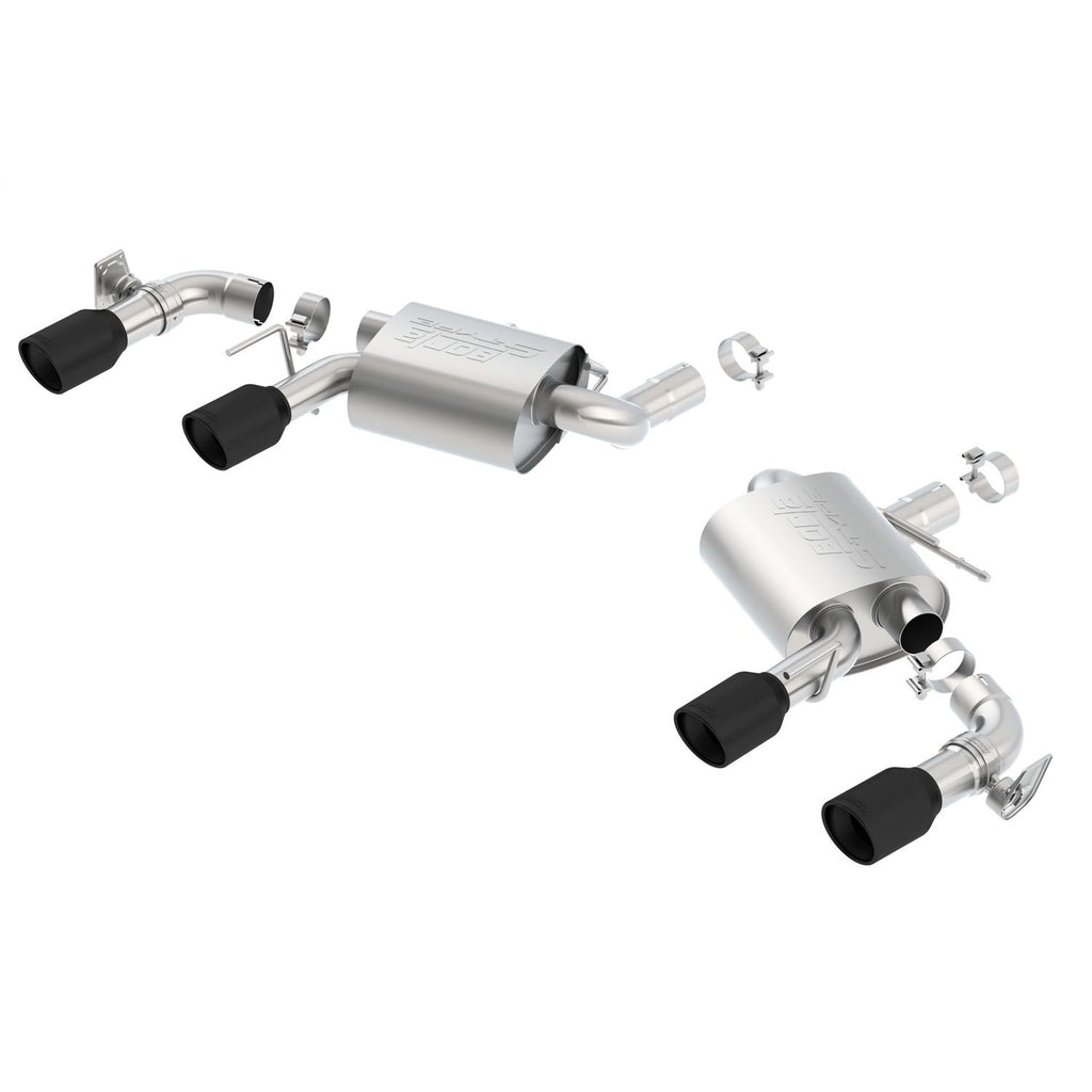 Borla 11924CB | Borla S-TYPE W/DUAL MODE EXH. VALVES D RD RL AC CB SR TIP: 4.0" RD X 6.25" CERAMIC BLACK for 2016-2021 Camaro SS 6.2L V8 AT/MT RWD 2DR 2.75", 2.50" "S-TYPE W/DUAL MODE EXH. VALVES D RD RL AC CB SR TIP: 4.0" RD X 6.25" CERAMIC BLACK.