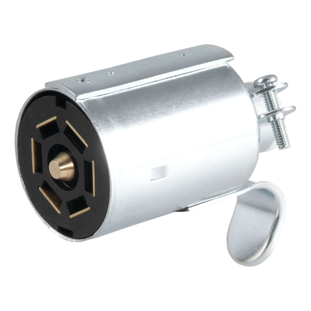 7-Way RV Blade Connector Plug (Trailer Side Diecast Metal)