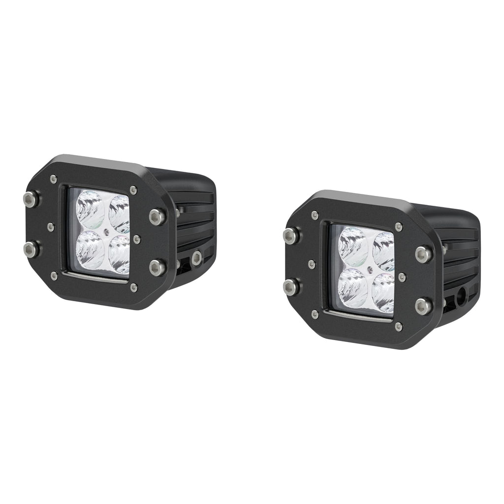 2" Square Flush-Mount LED Lights (2200 Lumens)