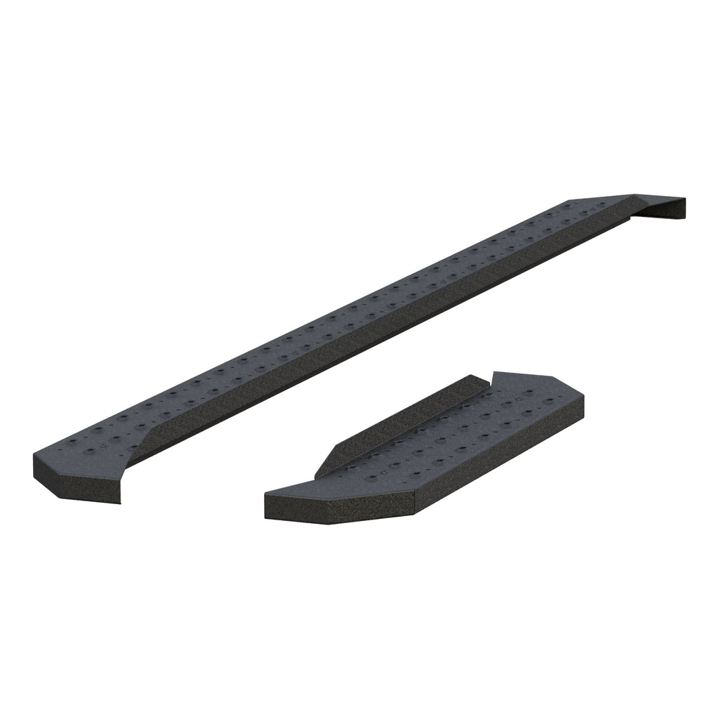 RidgeStep 6-1/2" x 96" 36" Black Steel Running Boards (No Brackets)