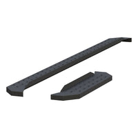 RidgeStep 6-1/2" x 96" 36" Black Steel Running Boards (No Brackets)