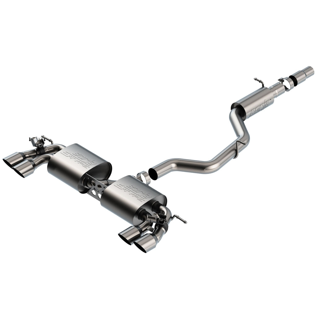 Borla 140831SB | Borla Cat-Back Exhaust System 2018-2019 Volkswagen Golf R MK7.5 2.0L 4 Cyl. Turbo Automatic/ Manual Transmission All Wheel Drive 4 Door Hatchback