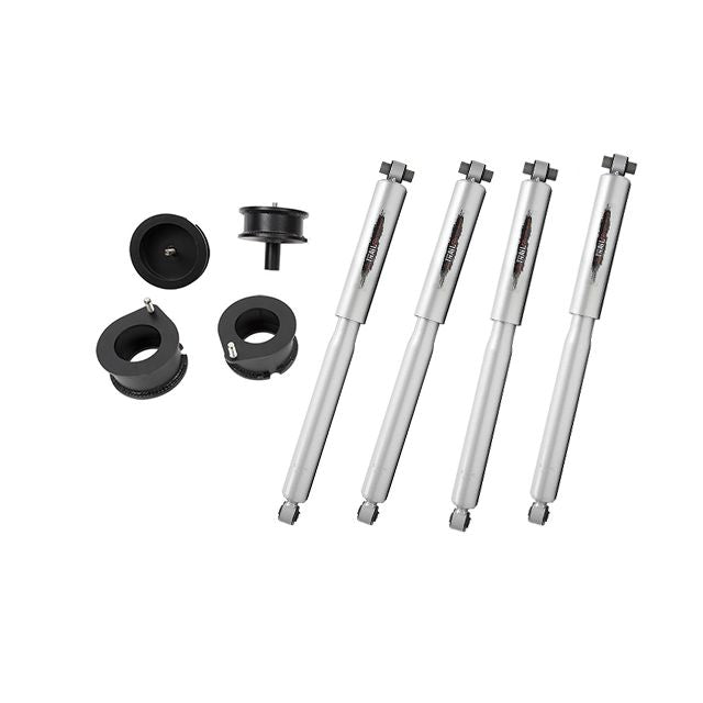 BELLTECH 1032SP LEVELING KITS 2.5 in. Coil Spring Spacer Inc. Front and Rear Trail Performance Struts/Shocks 2018-2021 JL Wrangler 2.5 in.