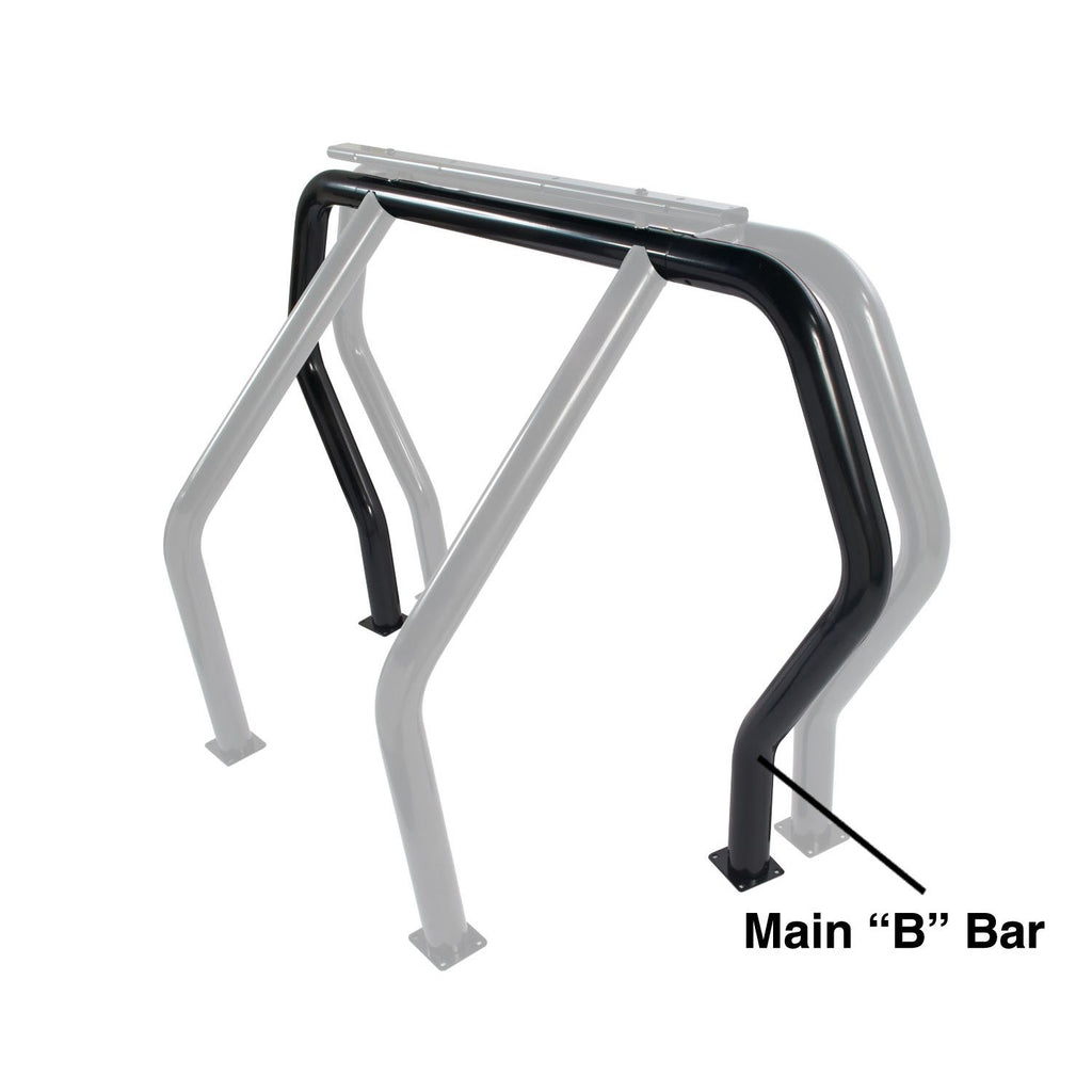 Go Rhino - 98002B - Go Rhino! Bed Bars - inBin Main Bar